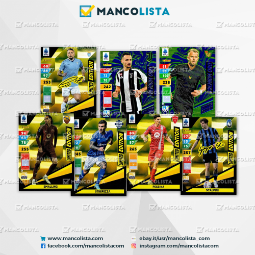 Card Mancanti Adrenalyn XL 2024/25 2025 LIMITED EDITION Calciatori Panini 