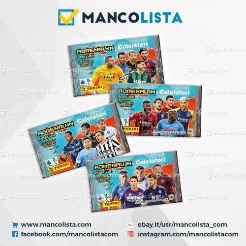 Mancolista Card Adrenalyn XL 2021/22 Calciatori Panini 