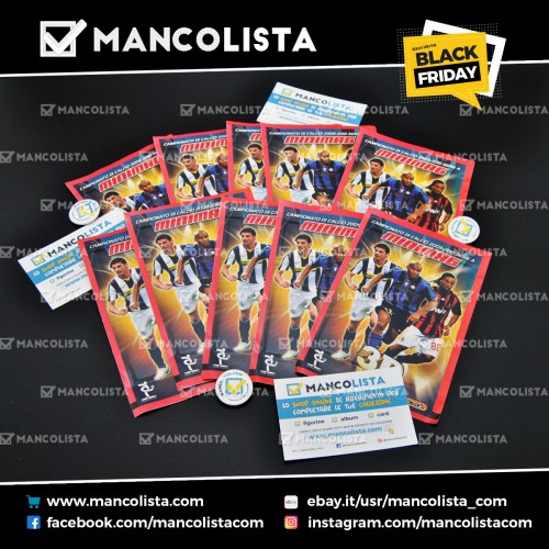 Lotto 10x Bustine Minimag 3D calciatori 2009/2010