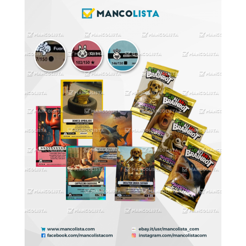 Card Mancanti Skifidol Italian Brainrot Beta – Allucinazione Cosmica - VARIANTE ICONA NERA