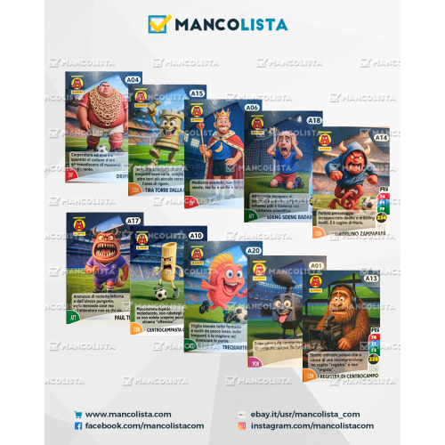 Card Mancanti Adreinrot  Panini Brainrot LIMITED EDITION