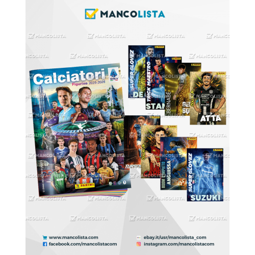 Mancolista Figurine Calciatori Panini 2026