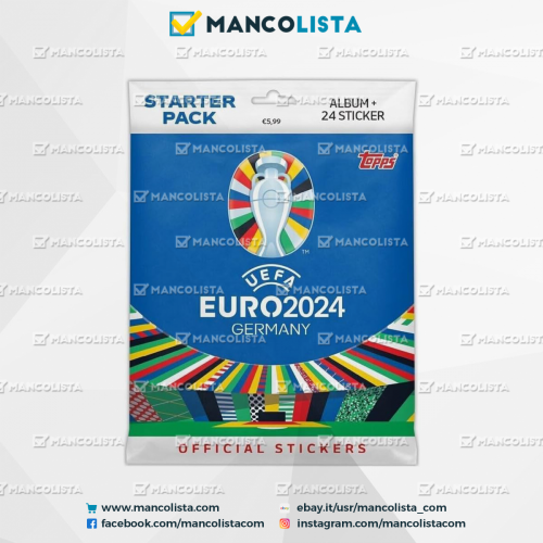 Starter Pack Figurine Topps UEFA Euro 2024 - Album