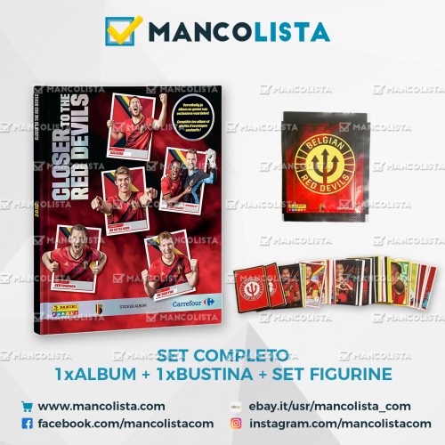 Set Completo Figurine Closer to the Devils - Belgio 2022 + Album Vuoto 